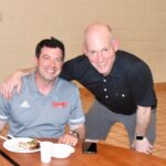 Waggener Head Coach Brian O'Neill with KCARE President Michael McDonald. -Don Miller Photography